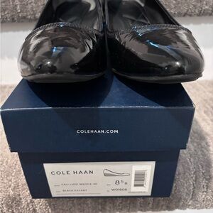 Cole Haan Women's Black Patent Flats